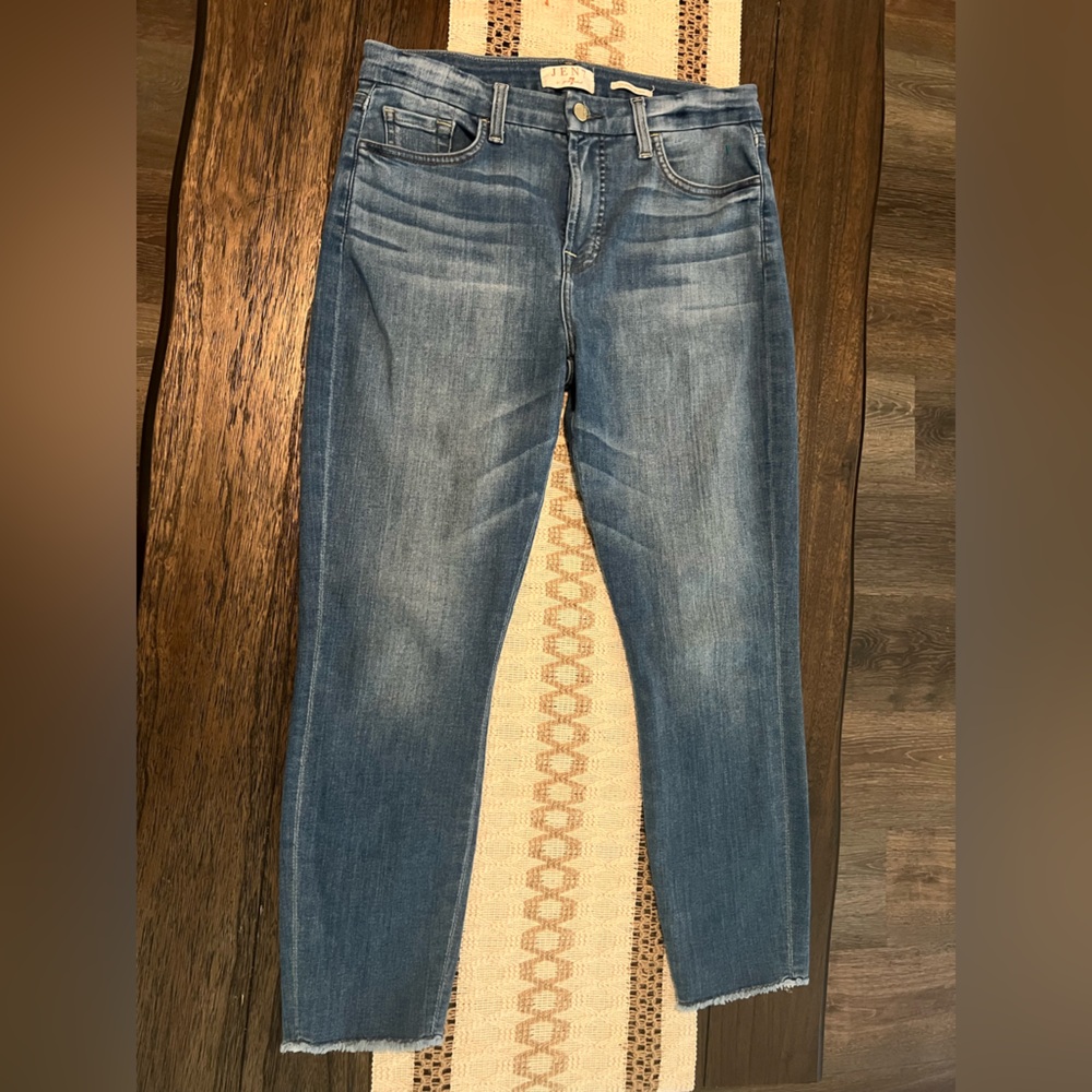 7 For All Mankind Women's Straight Leg Jeans in Blue‎